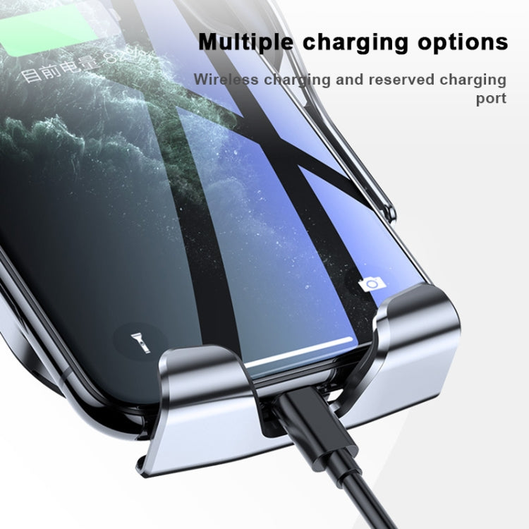 R2 Universal Infrared Induction Car Air Outlet Wireless Charging Mobile Phone Holder