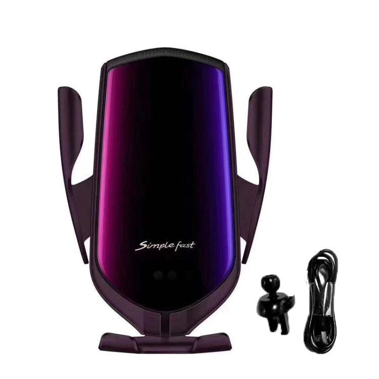 R2 Universal Infrared Induction Car Air Outlet Wireless Charging Mobile Phone Holder