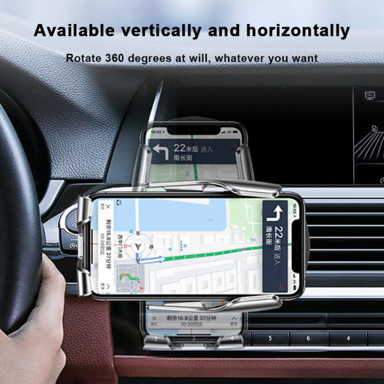 R2 Universal Infrared Induction Car Air Outlet Wireless Charging Mobile Phone Holder