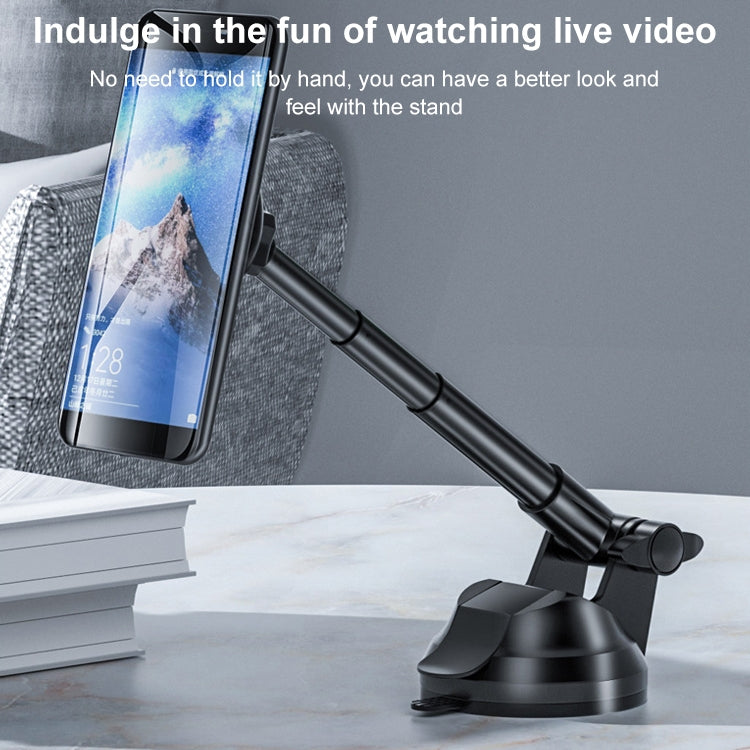 Universal Magnetic Retractable Rotating Car Mobile Phone Holder