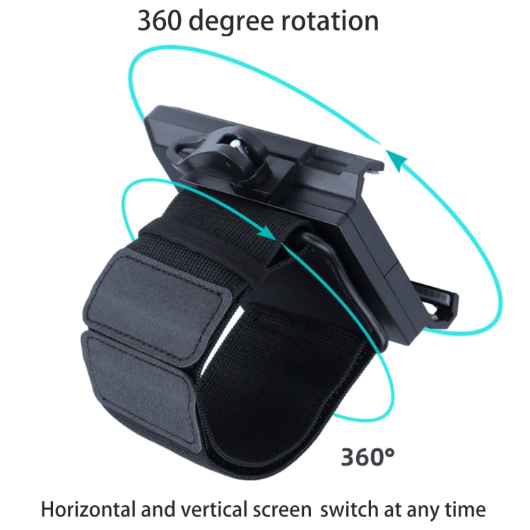 Elastic Wristband Hands Free Phone Holder(Black)