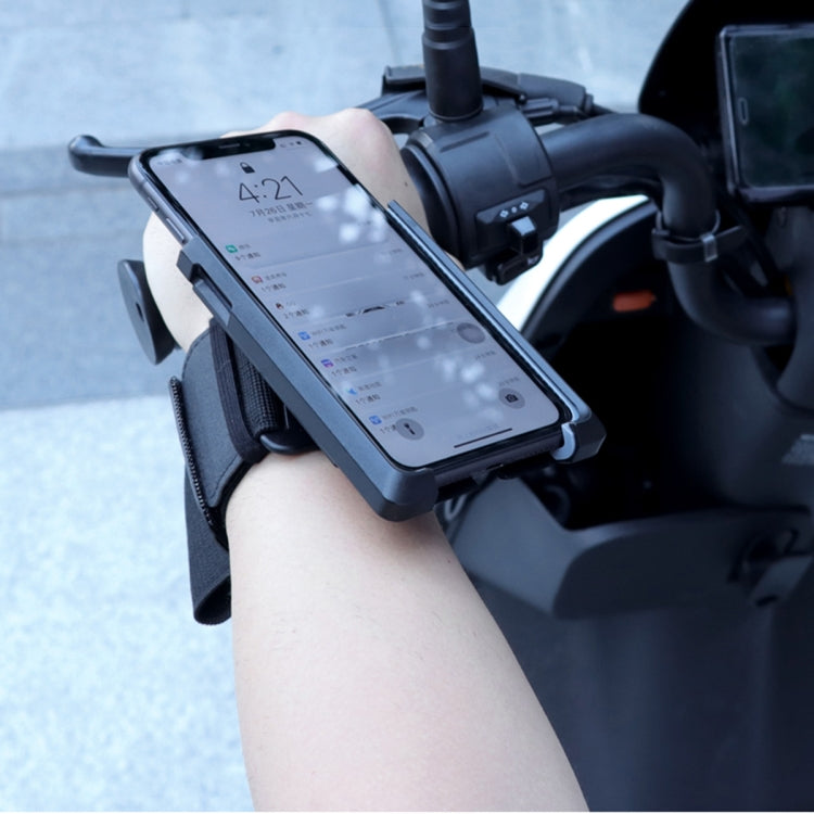 Elastic Wristband Hands Free Phone Holder(Black)