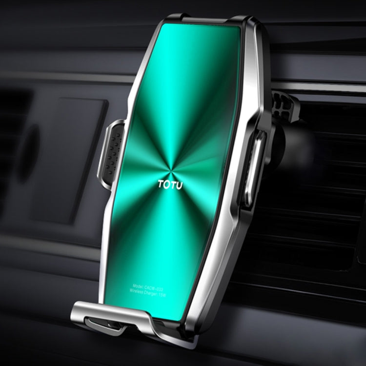 TOTU CACW-033 Armor Sereis 15W Max Fast Charge Automatic Clamping Arm Car Mount