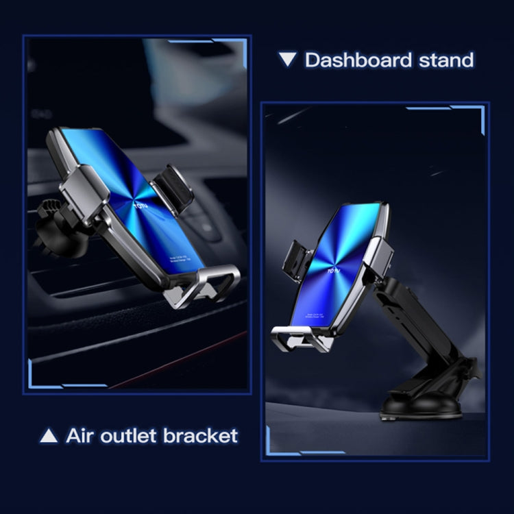 TOTU CACW-033 Armor Sereis 15W Max Fast Charge Automatic Clamping Arm Car Mount