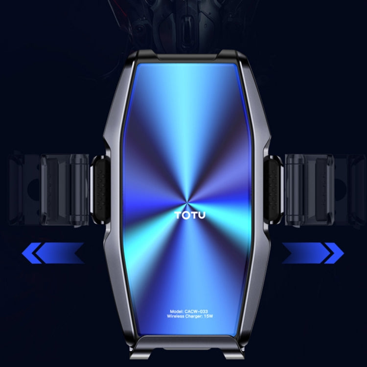 TOTU CACW-033 Armor Sereis 15W Max Fast Charge Automatic Clamping Arm Car Mount