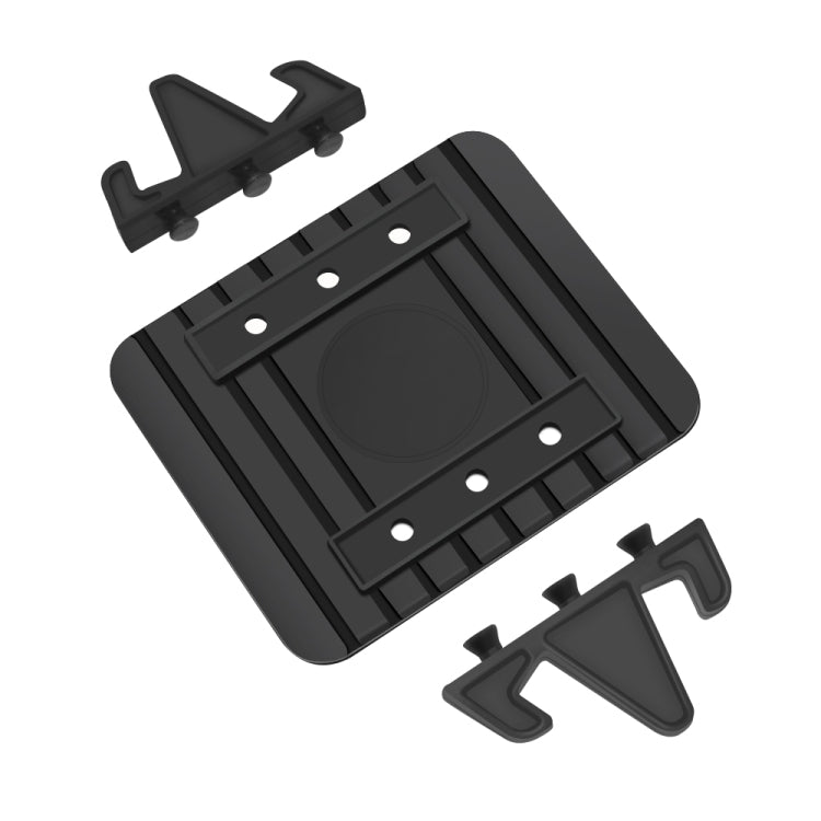 HAMTOD Universal Soft Silicone Detachable Car Phone Holder Stand Mount, for iPhone, Samsung, Sony, Lenovo, HTC, Huawei, and other Smartphones(Black)