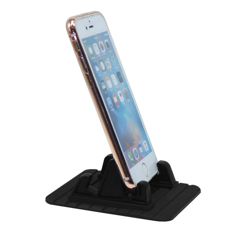 HAMTOD Universal Soft Silicone Detachable Car Phone Holder Stand Mount, for iPhone, Samsung, Sony, Lenovo, HTC, Huawei, and other Smartphones(Black)