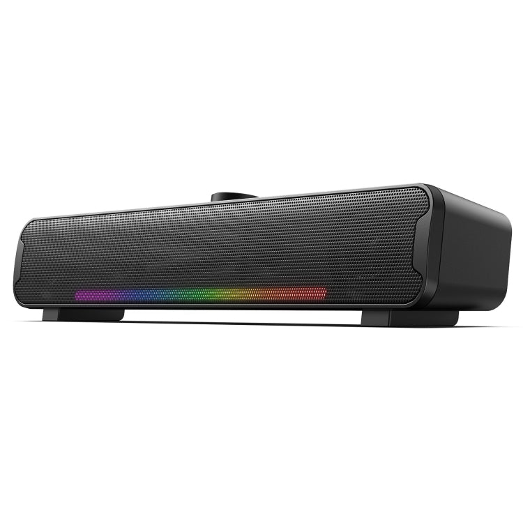 L16 Outdoor Portable RGB Light HiFi USB Bluetooth Wireless Speaker(Black)