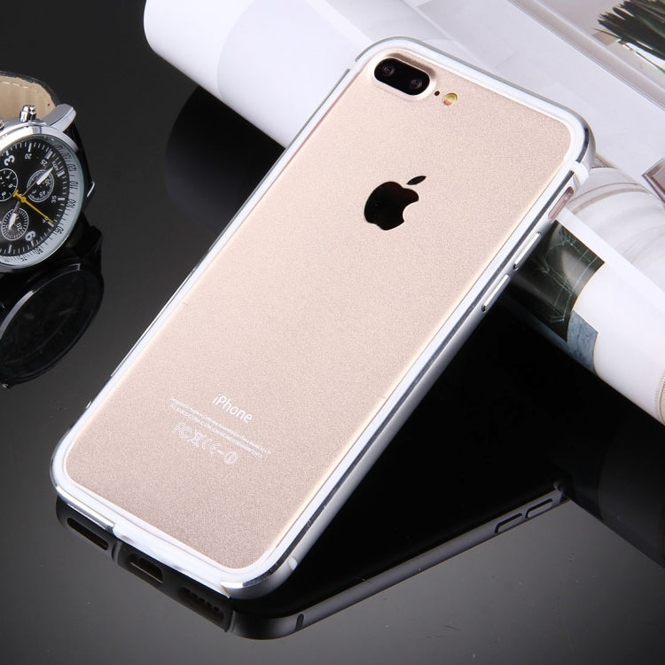 For iPhone 8 Plus & 7 Plus TPU + Aluminum Alloy Bumper Frame