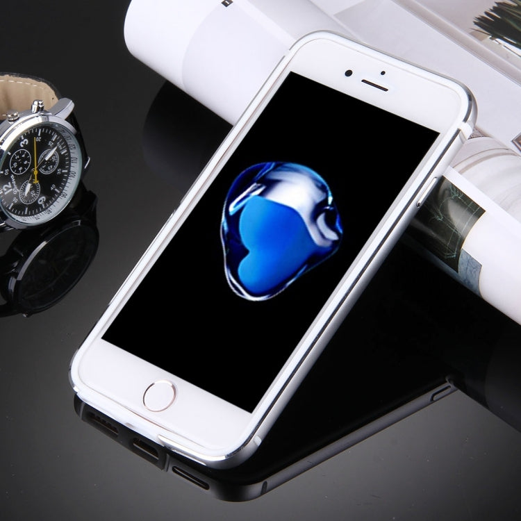 For iPhone 8 Plus & 7 Plus TPU + Aluminum Alloy Bumper Frame