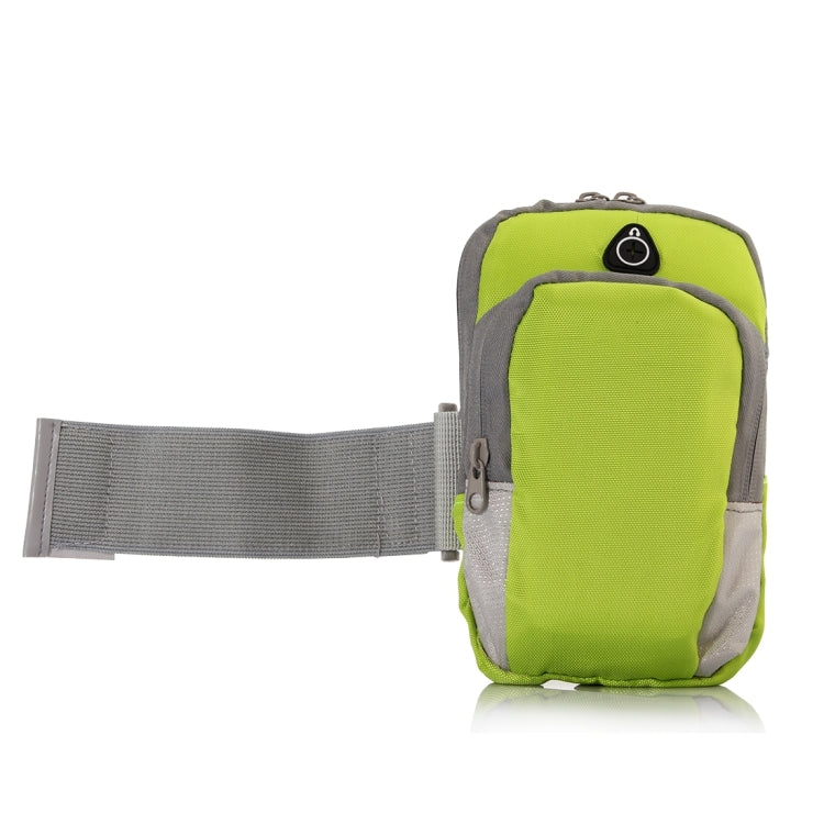 Universal Zipper Double Bag Multi-functional Sport Arm Case with Earphone Hole for iPhone X , iPhone, Samsung, HTC, Sony, Lenovo, Huawei, Xiaomi and other Smartphones, Internal Size: 17.5x10x3cm