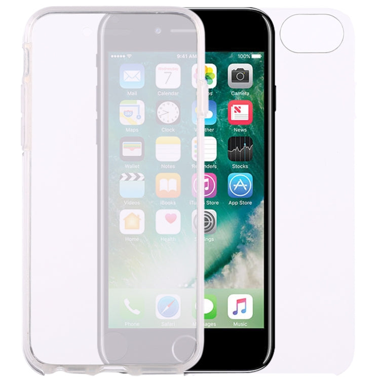 0.75mm Double-sided Ultra-thin Transparent PC + TPU Case For iPhone SE 2020 & 8 & 7