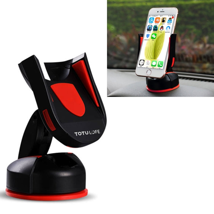 TOTUDESIGN CT12-Sports Car Style Universal 360 Degree Rotation Cohesive Silicone Car Mount 3.5-6.0 inch Phone Holder, For iPhone, Galaxy, Sony, Lenovo, HTC, Huawei, and other Smartphones