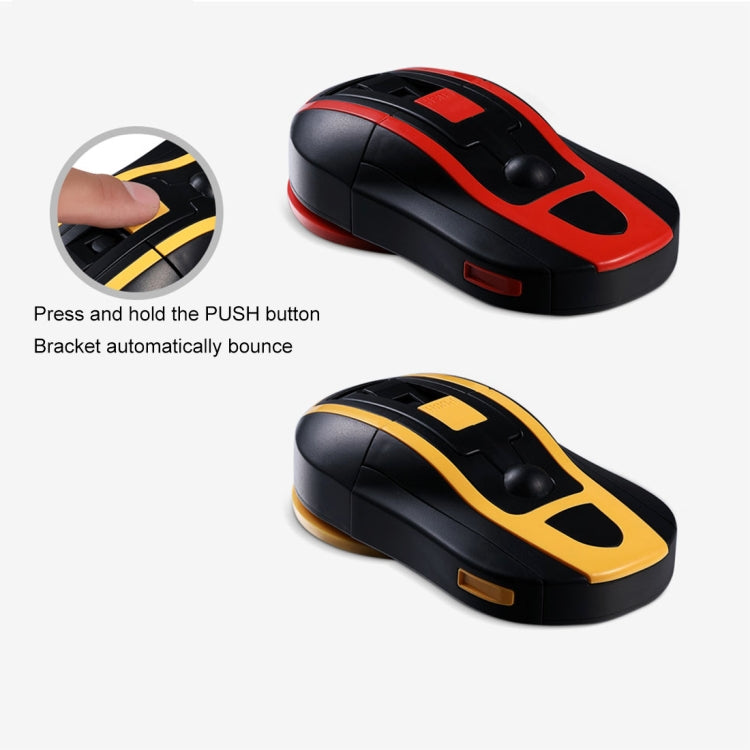 TOTUDESIGN CT12-Sports Car Style Universal 360 Degree Rotation Cohesive Silicone Car Mount 3.5-6.0 inch Phone Holder, For iPhone, Galaxy, Sony, Lenovo, HTC, Huawei, and other Smartphones