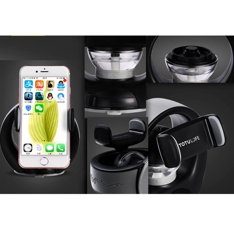 TOTUDESIGN CT11-Perfume Series Universal 360 Degree Rotation Osculum Type Car Mount 3.5-6.0 inch Phone Holder, For iPhone, Galaxy, Sony, Lenovo, HTC, Huawei, and other Smartphones