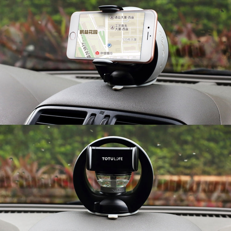 TOTUDESIGN CT11-Perfume Series Universal 360 Degree Rotation Osculum Type Car Mount 3.5-6.0 inch Phone Holder, For iPhone, Galaxy, Sony, Lenovo, HTC, Huawei, and other Smartphones