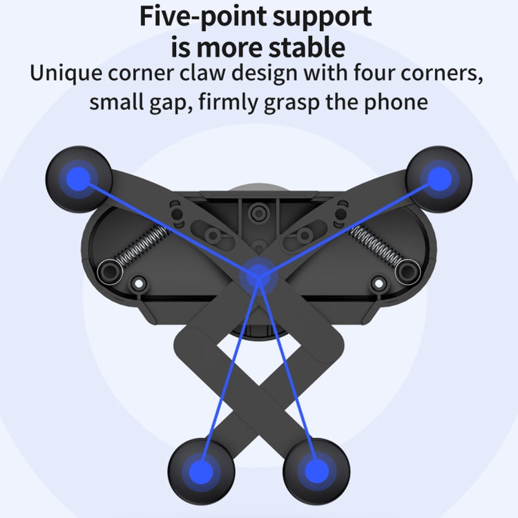 TOTUDESIGN DCTV-15 Keeper Series Car Mount Phone Gravity Holder Stand