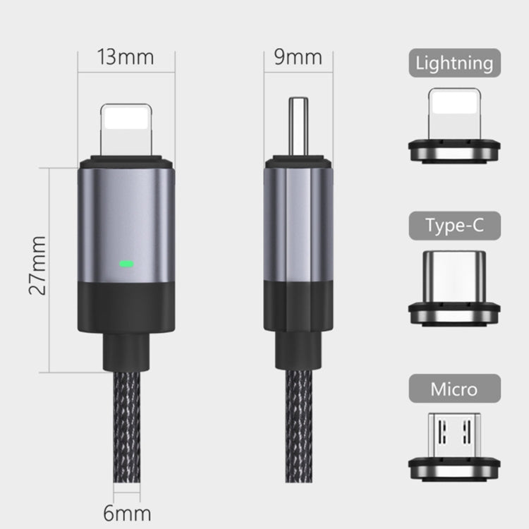 100W USB-C / Type-C to USB-C / Type-C Fast Charging Magnetic Data Cable, Style: 1m Cable + Magnetic Head