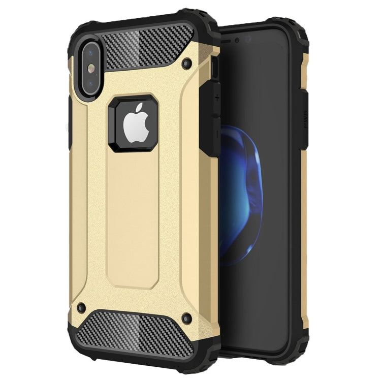 For iPhone X / XS Magic Armor TPU + PC Combination Case