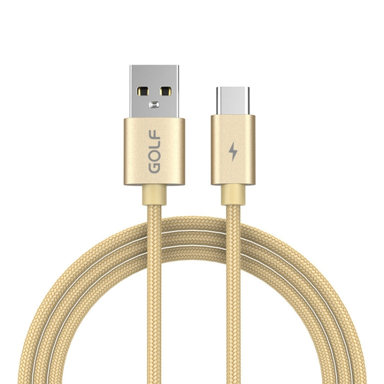 GOLF GC-76T 5A Type-C / USB-C Alloy Fast Charging Cable, Length: 1m