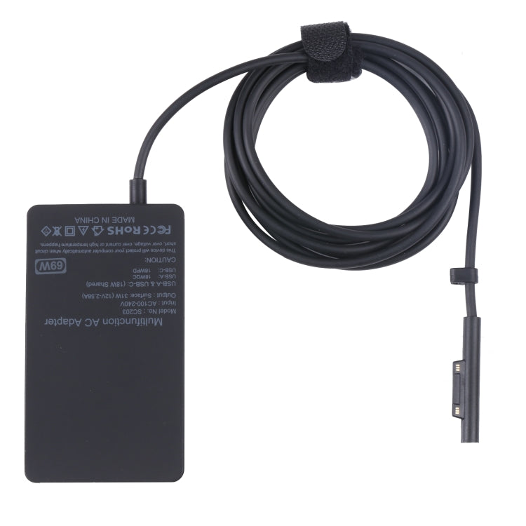 SC202 15V 2.58A 69W AC Power Charger Adapter for Microsoft Surface Pro 6/Pro 5/Pro 4