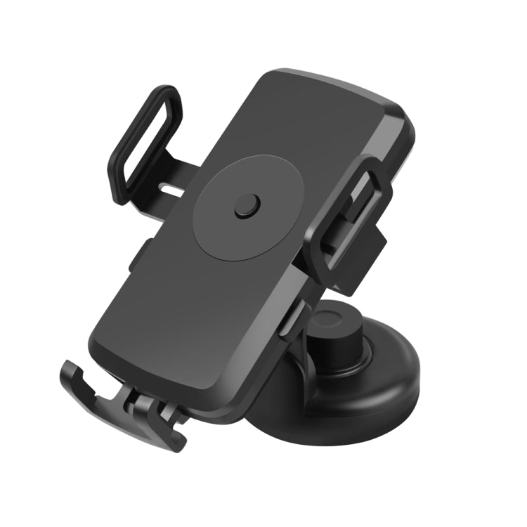 C1 10W Car Wireless Charger for iPhone XR / XS Max / Galaxy S9+ / S9 / Huawei Mate 20 Pro and Other QI-enabled Device(Black)