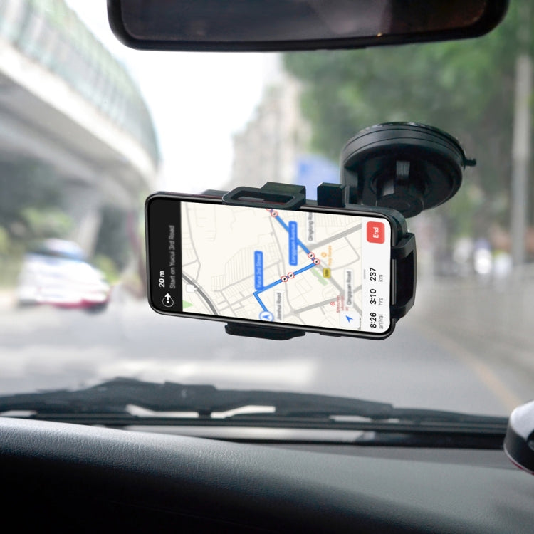 C1 10W Car Wireless Charger for iPhone XR / XS Max / Galaxy S9+ / S9 / Huawei Mate 20 Pro and Other QI-enabled Device(Black)