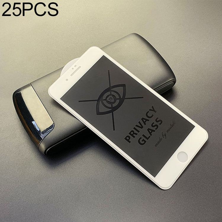25 PCS MIETUBL For iPhone 6 Plus / 6s Plus Anti-glare Full Screen Tempered Glass Film