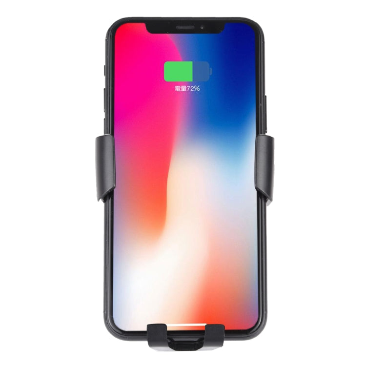K81 10W QI Universal Rotating Gravity Induction Car Wireless Charging Mobile Phone Holder with Suction Cup