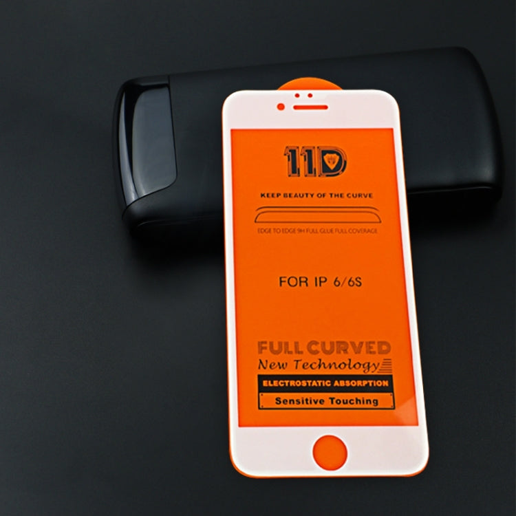 25 PCS mietubl Scratchproof 11D HD Full Glue Full Curved Screen Tempered Glass Film for iPhone 6 / 6s