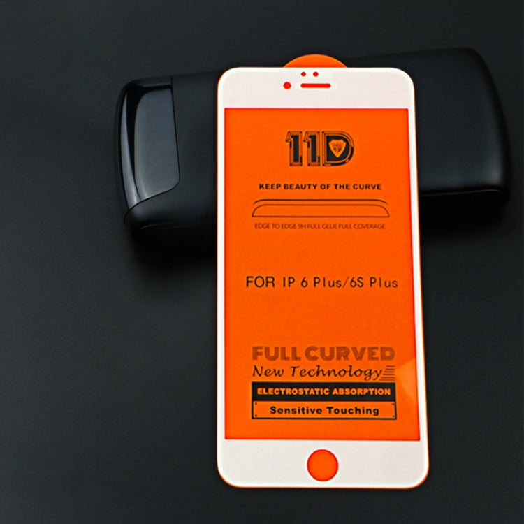 25 PCS mietubl Scratchproof 11D HD Full Glue Full Curved Screen Tempered Glass Film for iPhone 6 Plus / 6s Plus