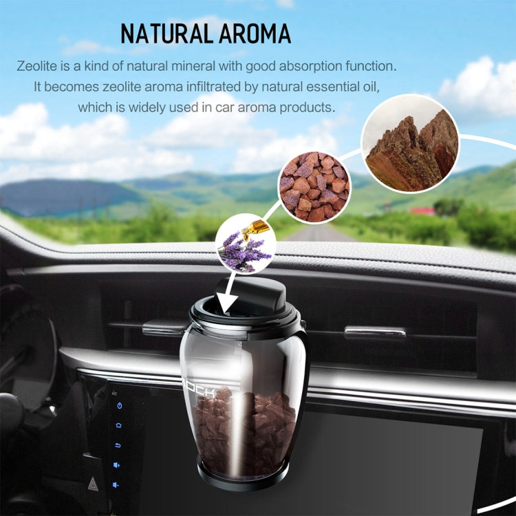 ROCK Universal Car Air Vent Clamp Style Natural Mineral Zeolite Perfume Car Interior Fragrance