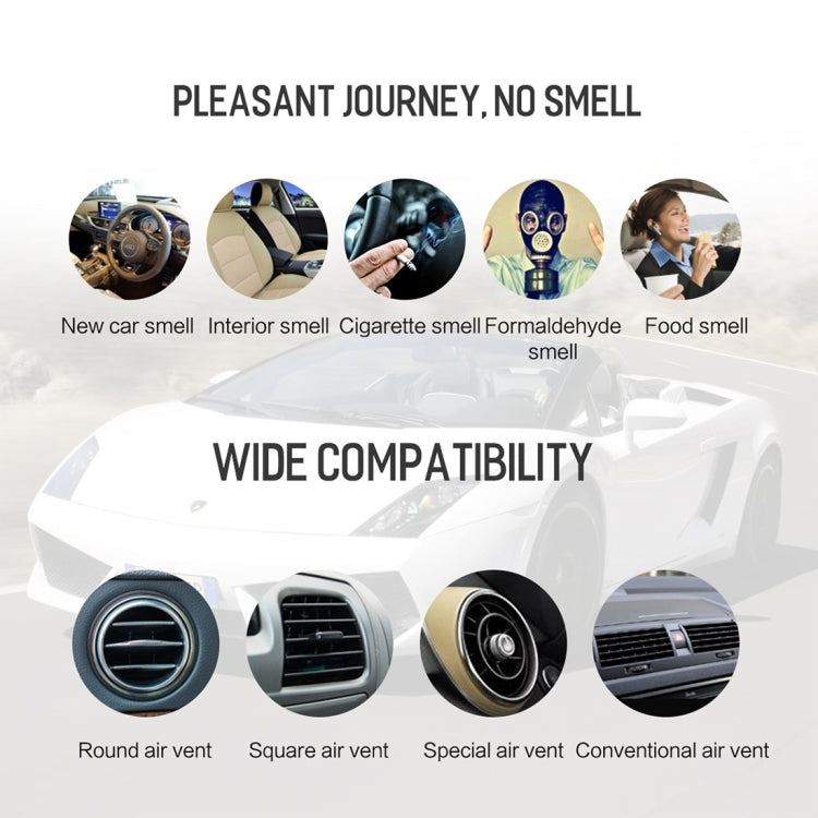 ROCK Universal Car Air Vent Clamp Style Natural Mineral Zeolite Perfume Car Interior Fragrance