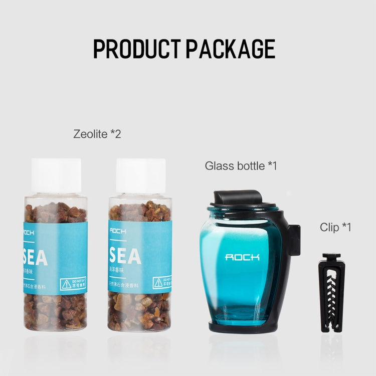 ROCK Universal Car Air Vent Clamp Style Natural Mineral Zeolite Perfume Car Interior Fragrance