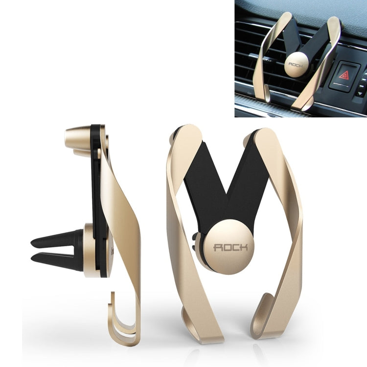 ROCK AutoBot M Air Vent Car Mount, For iPhone, Galaxy, Huawei, Xiaomi, Lenovo, Sony, LG, HTC and Other Smartphones