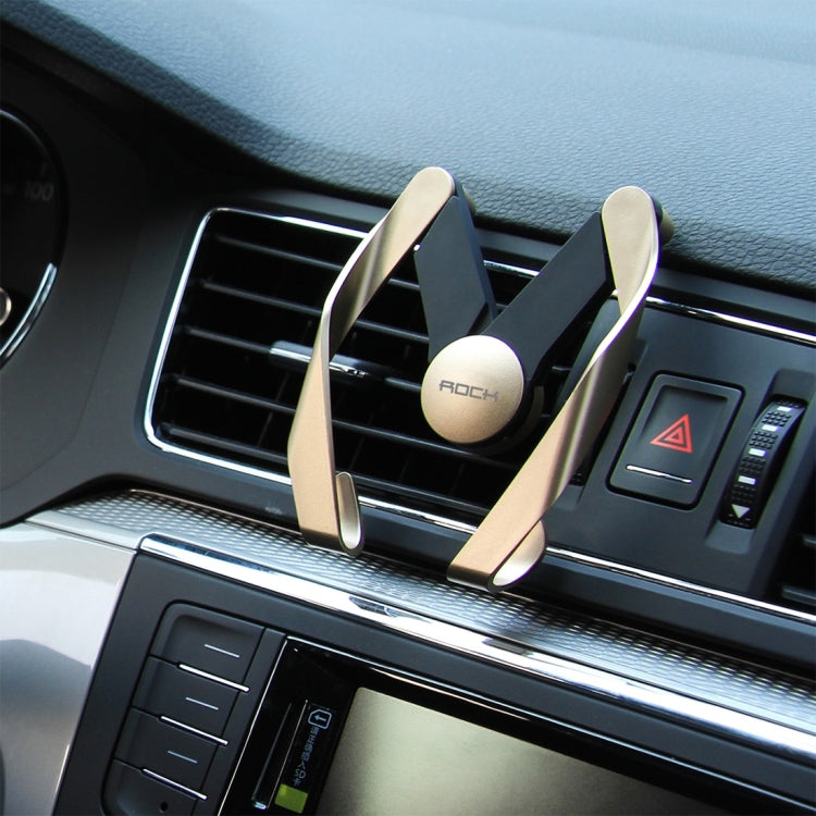 ROCK AutoBot M Air Vent Car Mount, For iPhone, Galaxy, Huawei, Xiaomi, Lenovo, Sony, LG, HTC and Other Smartphones