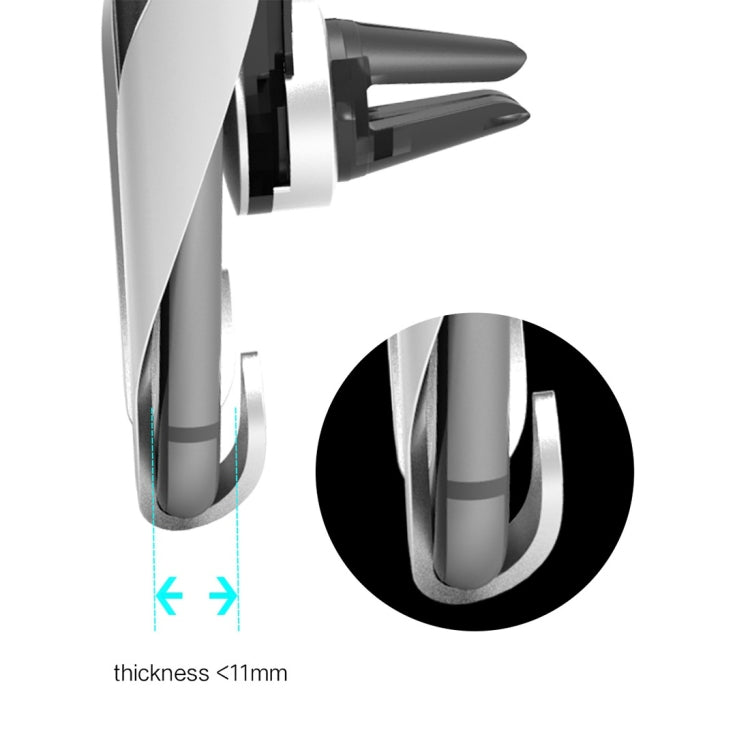 ROCK AutoBot M Air Vent Car Mount, For iPhone, Galaxy, Huawei, Xiaomi, Lenovo, Sony, LG, HTC and Other Smartphones