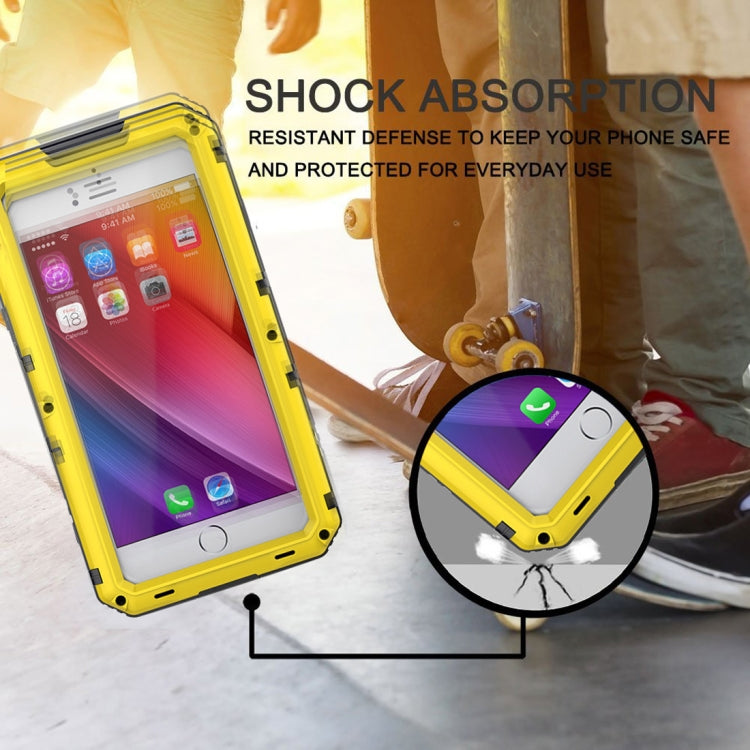 Waterproof Dustproof Shockproof Zinc Alloy + Silicone Case for iPhone 8 Plus & 7 Plus