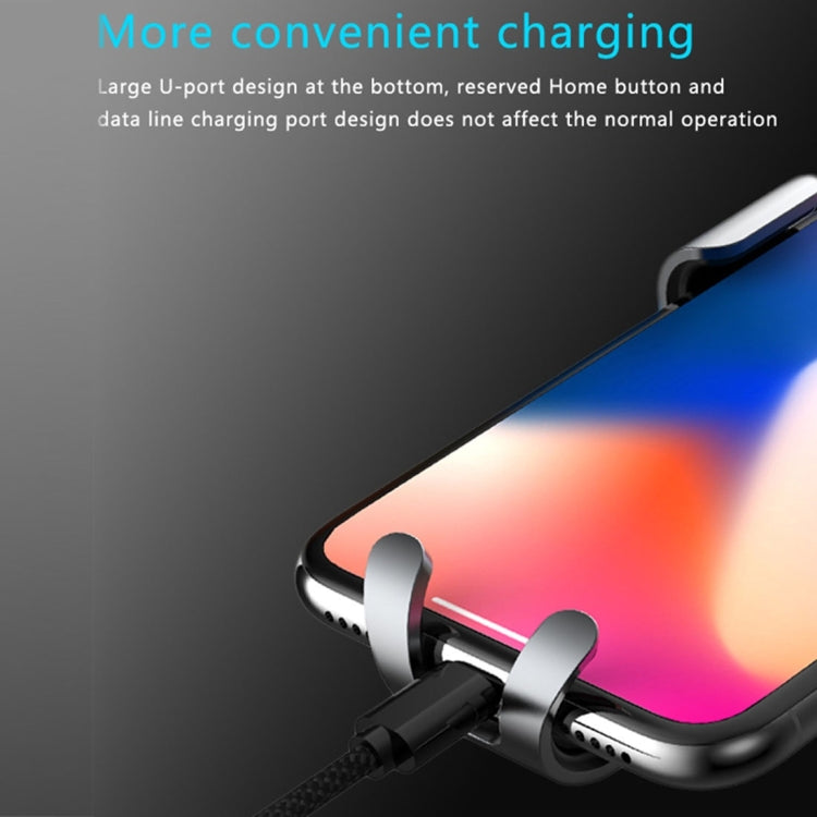 lenuo CL-27 Universal Car Air Vent Mount Clamp Phone Gravity Holder, For iPhone, Galaxy, Sony, Lenovo, HTC, Huawei and other Smartphones(Grey)