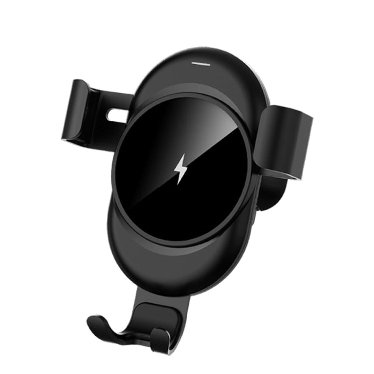 lenuo CL-28 Clamping Gravity Holder Car Air Vent Mount Qi Wireless Charger, For iPhone, Galaxy, Sony, Lenovo, HTC, Huawei, and other Smartphones(Black)