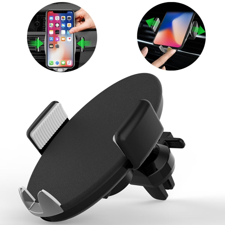 HAMTOD HMT3 Car Air Vent Mount ABS Smart Automatic Clamp Phone Holder Stand, For iPhone, Galaxy, Sony, Lenovo, HTC, Huawei and other 4-6 inches Smartphones