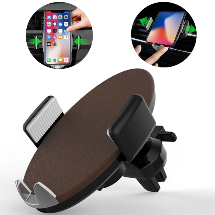 HAMTOD HMT3 Car Air Vent Mount ABS Smart Automatic Clamp Phone Holder Stand, For iPhone, Galaxy, Sony, Lenovo, HTC, Huawei and other 4-6 inches Smartphones