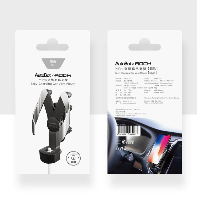 ROCK AutoBot Car Air Vent Mount Universal Phone Holder Cradle Stand, For