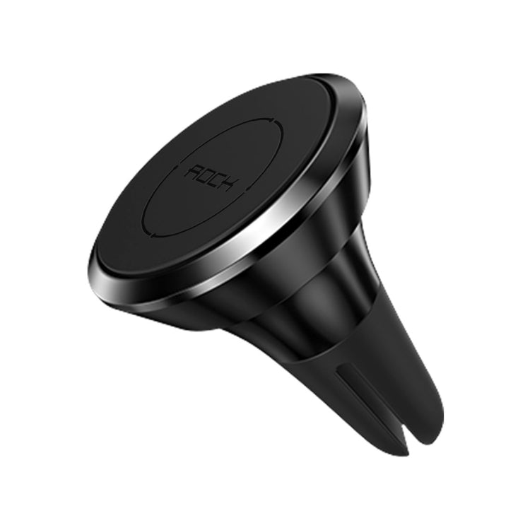 ROCK 360 Degree Rotation Universal Car Air Vent Mount Magnetic Phone Holder Stand, For iPhone, Galaxy, Huawei, Xiaomi, Lenovo, Sony, LG, HTC and Other Smartphones(Black)