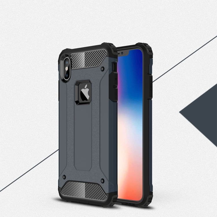 For iPhone XS Max TPU + PC Armor Combination Back Cover Case
