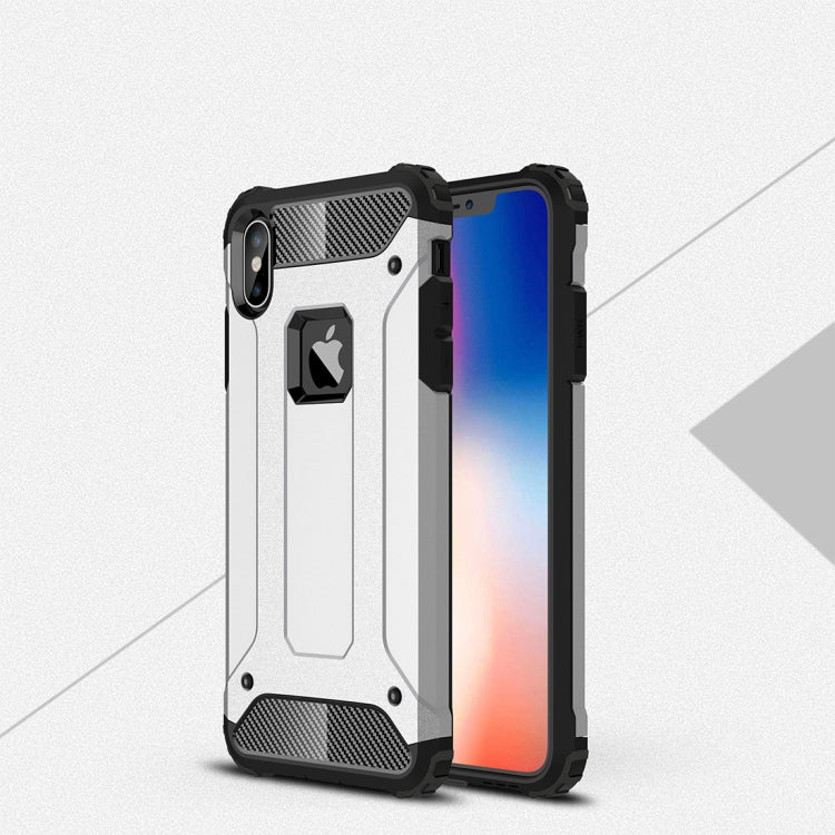 For iPhone XS Max TPU + PC Armor Combination Back Cover Case