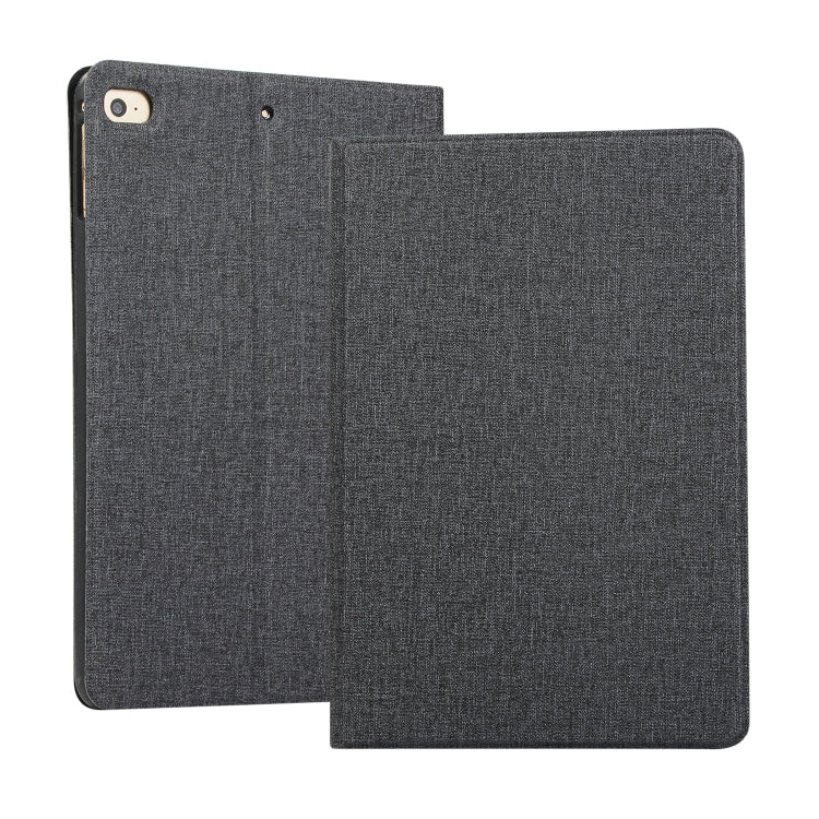 Cloth Texture TPU Horizontal Flip Leather Case for iPad Mini 2019 & Mini 4, with Holder