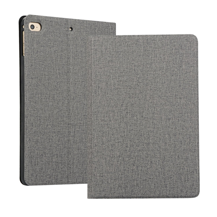 Cloth Texture TPU Horizontal Flip Leather Case for iPad Mini 2019 & Mini 4, with Holder