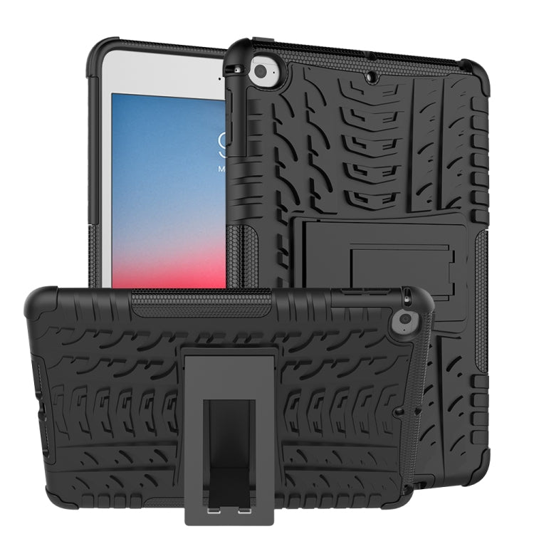 Tire Texture TPU+PC Shockproof Case for iPad Mini 2019, with Holder