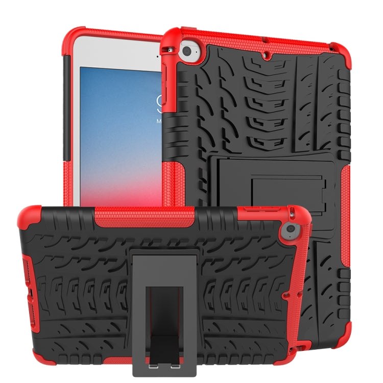 Tire Texture TPU+PC Shockproof Case for iPad Mini 2019, with Holder